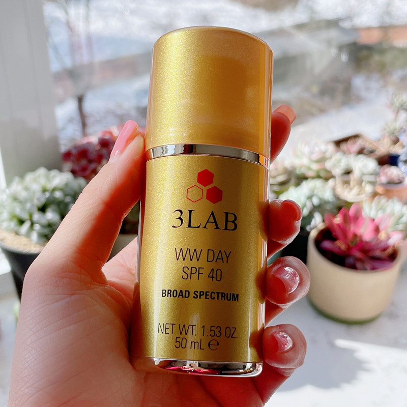 3lab美国ww奢宠塑颜三合一日霜spf40/防晒隔离50ml抗衰补水润保湿