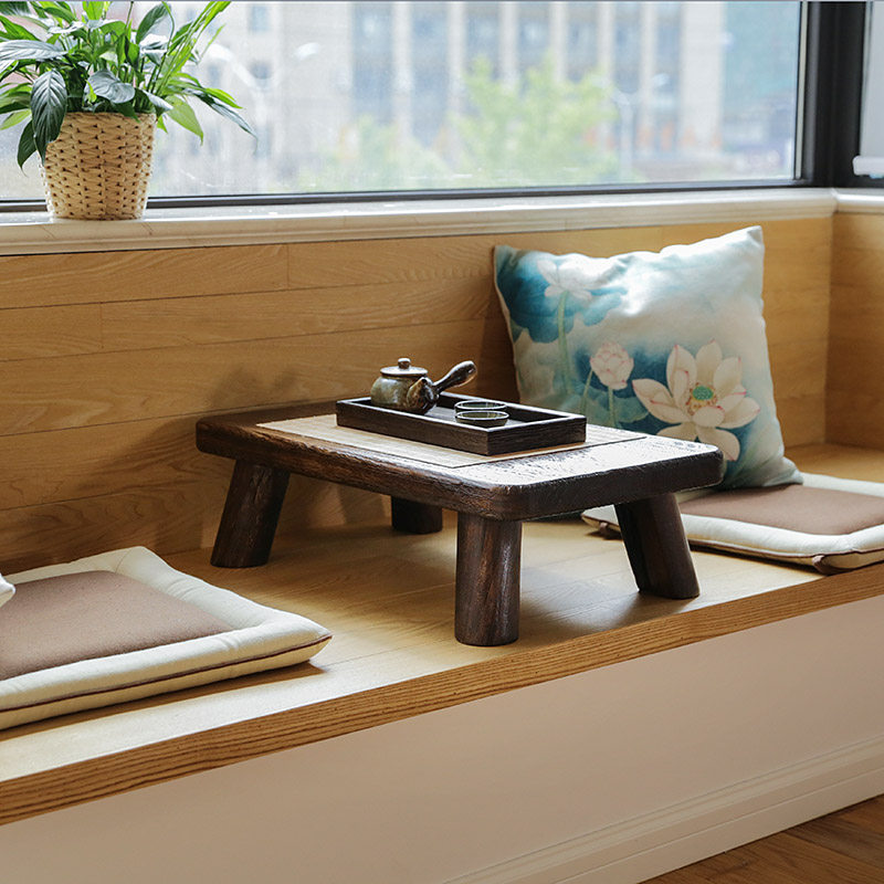 飘窗桌子实木日式小茶桌阳台小茶几榻