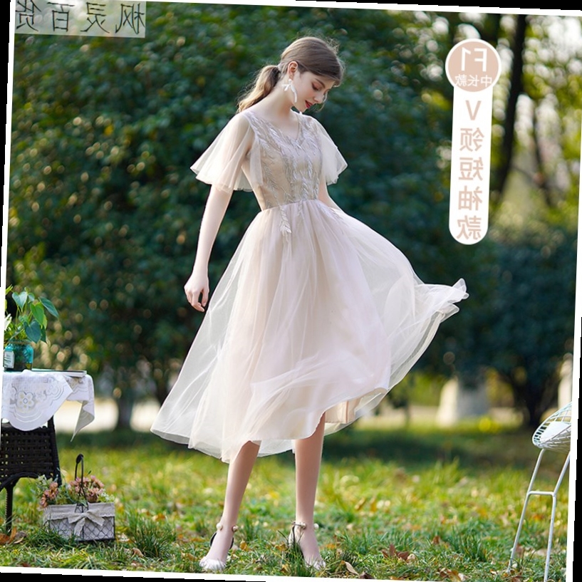 ,Bridesmaid Dresses 2020 new pattern Mid length version Simplicity atmosphere temperament daily Spring design Ownin the Women's clothing/Boutique , Wedding/Cheongsam/Formal dress , Formal dress/Evening category - from Buy2taobao.com to provide professional Taobao agent buy service
