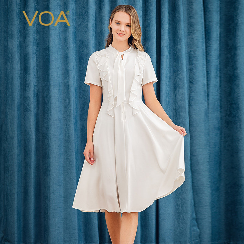 大摆型连衣裙中长款