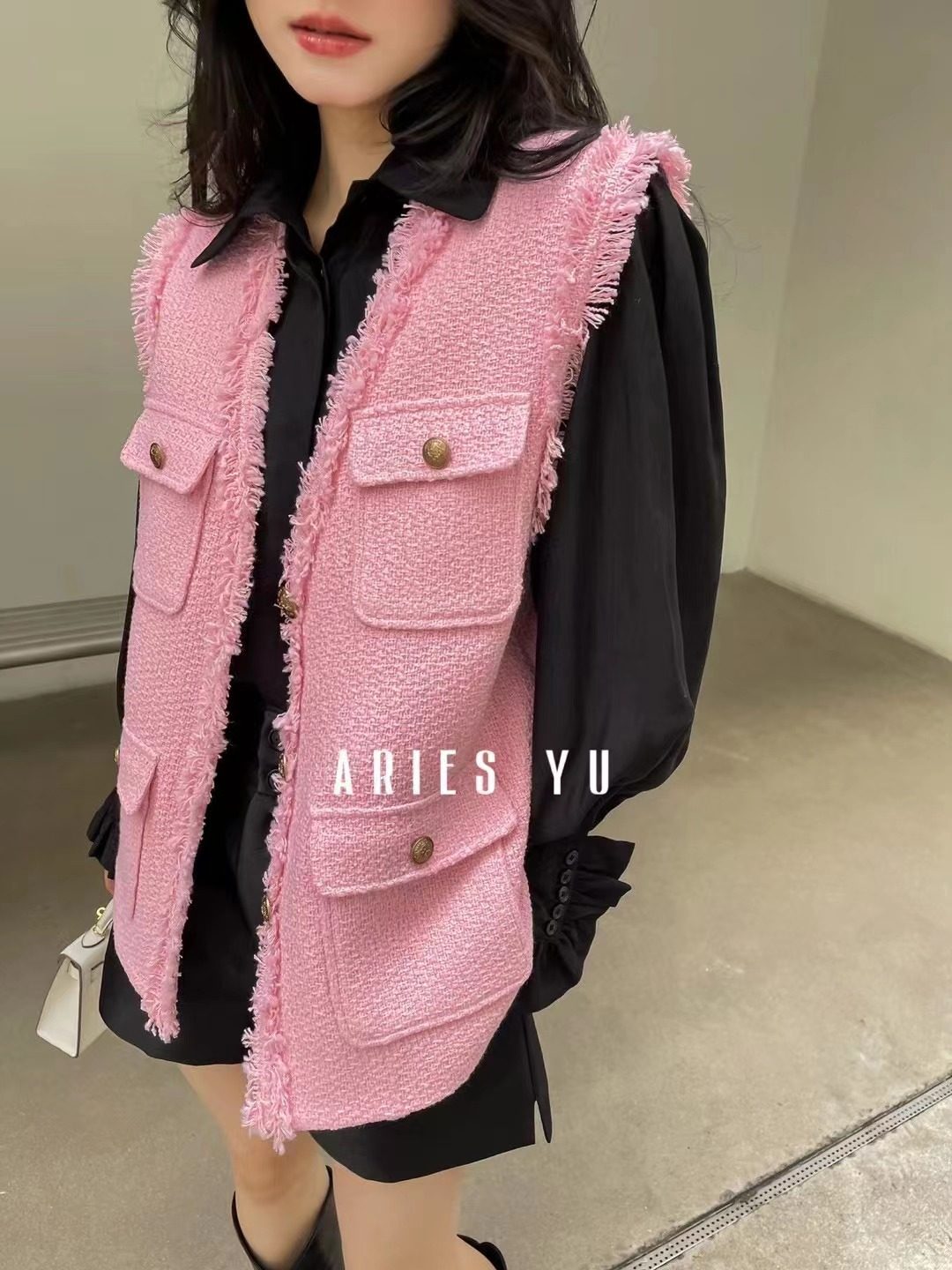 (今日10折)欧货aries yu设计师女装欧洲站2022春新