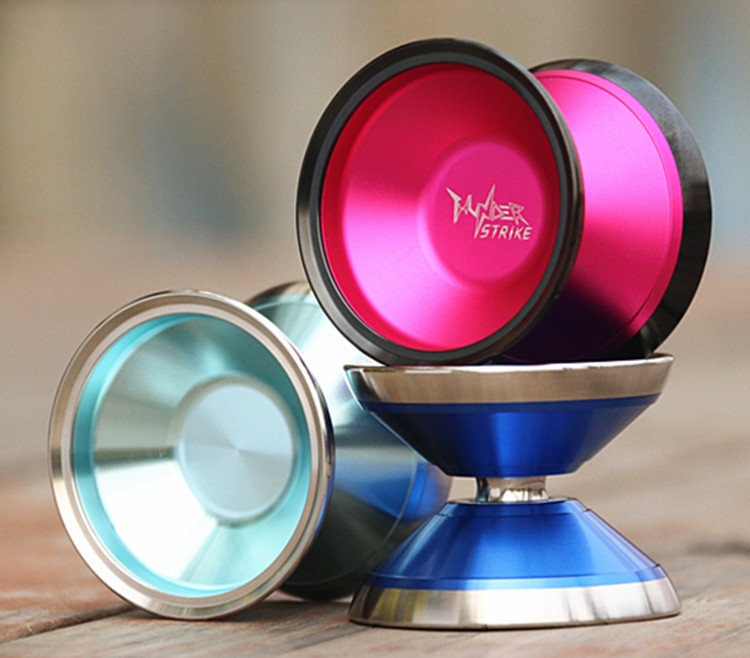 展示与对比:新款 duall thunderstrike 雷鸣 悠悠球 不锈钢环 金属溜