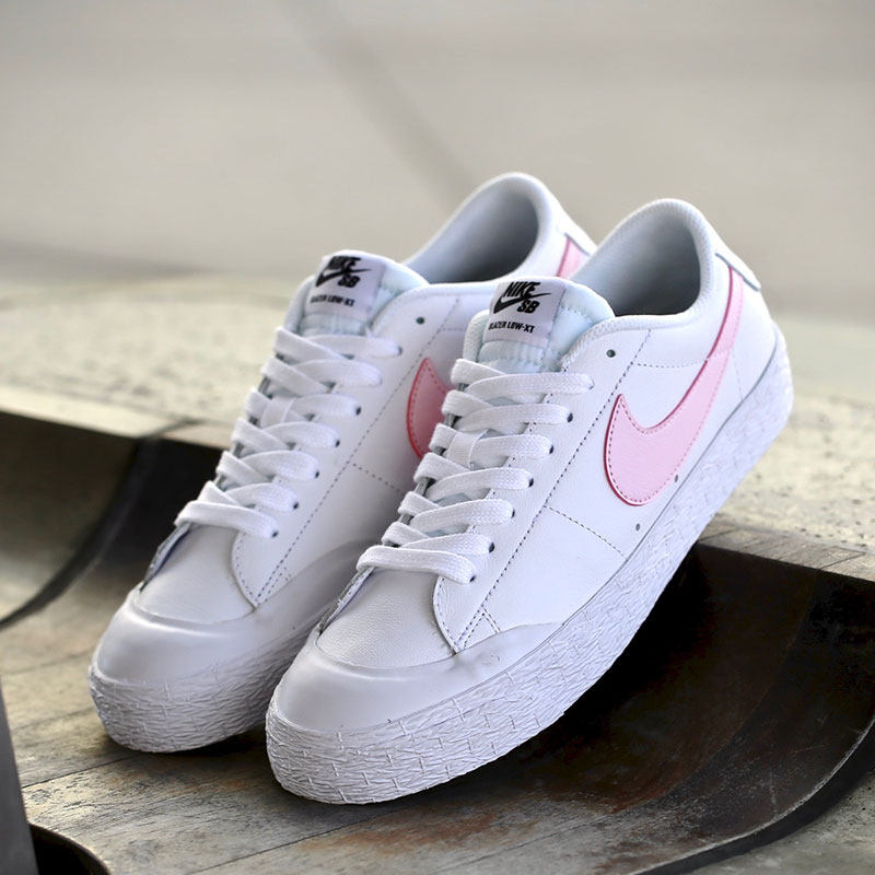 【tom】nike sb blazer zoom 白粉 樱花 864348-160 耐克滑板鞋