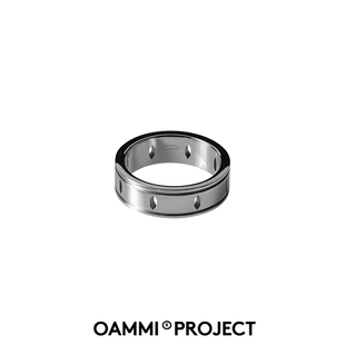 OAMMI原创设计潮牌镂空六边形戒指男士潮酷款小众简约钛钢送礼