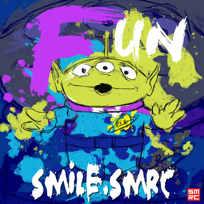 布错旗舰店的优惠券大全—玩具总动员三眼怪联名wassup男生t恤长袖