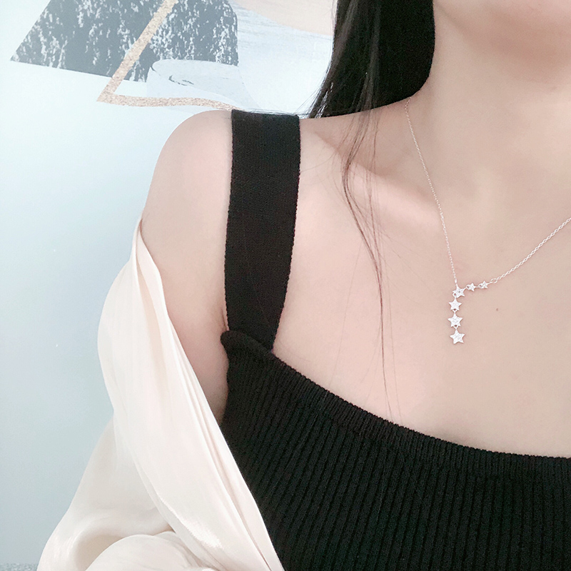 ins zircon Star Necklace Net Red Korean Edition hiphop Simplicity temperament Clavicle chain have cash less than that is registered in the accounts Necklacein the Accessories/Fashion Jewelry, Necklace category - from Buy2taobao.com to provide professional Taobao agent buy service