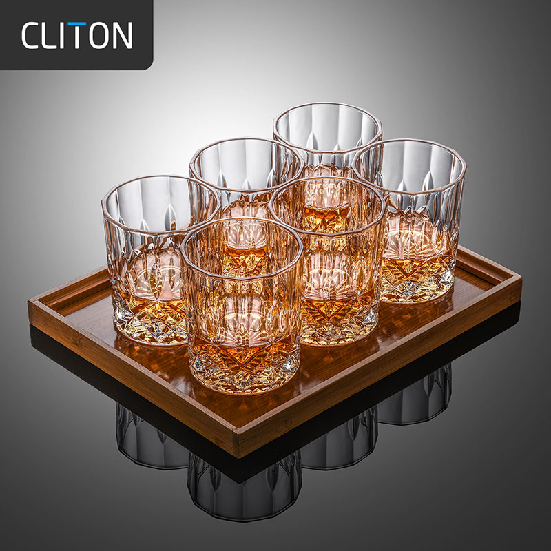 Cliton威士忌酒杯家用水杯欧式