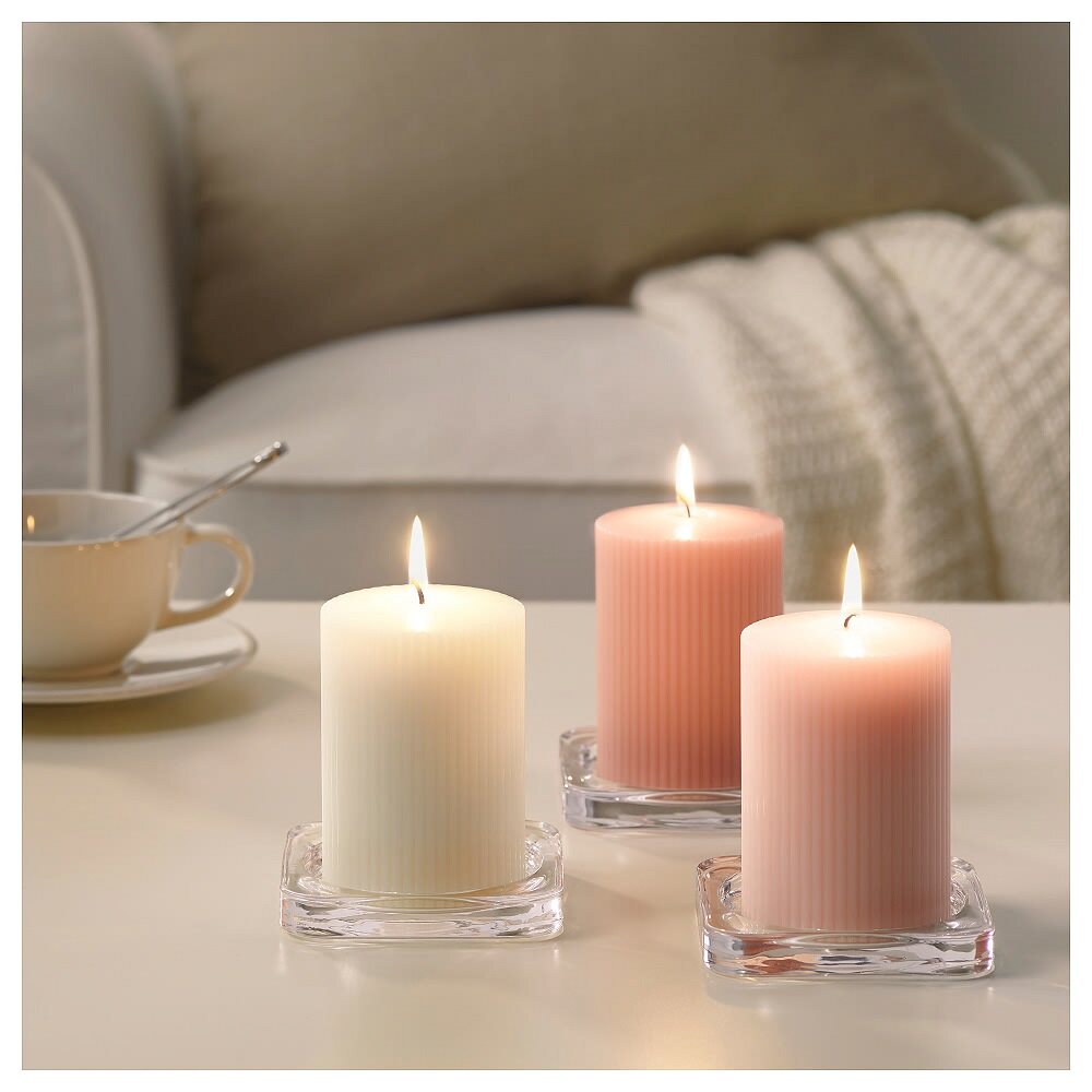 宜家香薰蜡烛diy安神助眠瑜伽圣诞节生日天然植物薰衣草浪漫香氛