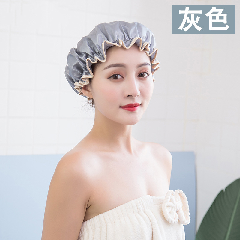 浴帽女防水女款可愛沐浴帽膜洗澡頭套發膜專用廚房防油煙套帽子在類目 家庭/個人清潔工具, 個人洗護清潔用具, 浴帽中 - 來自Buy2taobao.com提供專業的淘寶代購服務