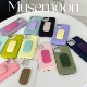 MUSEMOON●百搭ins马卡龙色DIY清新撞色韩国poptok推拉支架手机壳适用iphone15/14promax苹果13防摔软12/11XS