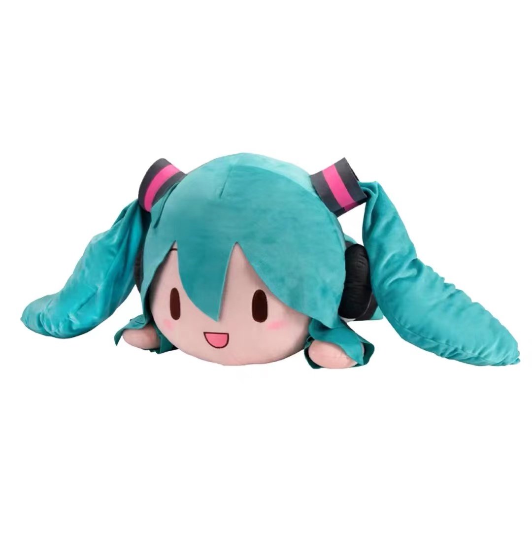 现货正版 世嘉sega公式服miku初音未来 趴趴特大fufu毛绒偶玩公仔