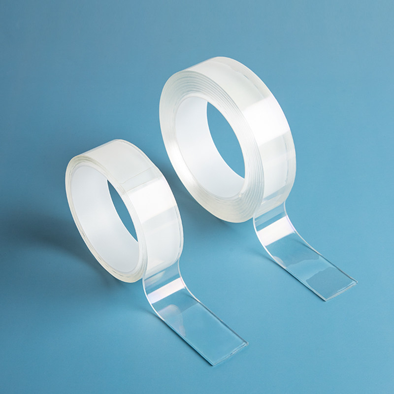 网红纳米双面胶加厚高粘度透明固定辅助强力墙面无痕贴防水魔力胶