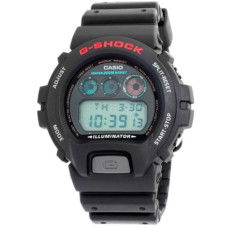 g-shock/卡西欧简约百搭男士手表电子表dw-6900-1vct优惠券