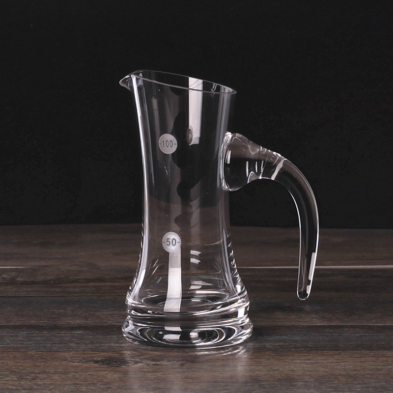 家用带刻度无铅水晶玻璃白酒分酒器倒酒器醒酒器白酒杯公杯扎壶