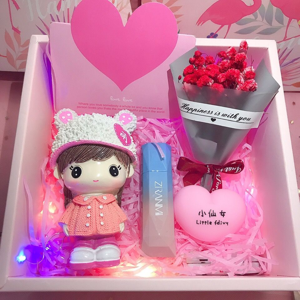 生日礼物 创意摆件 友情_生日礼物女生送闺蜜情侣创意ins女朋友情侣