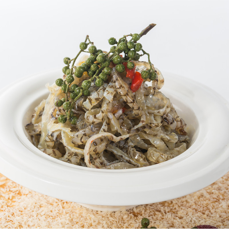 匠传冷吃鱼皮藤椒鱼皮150g海鲜特产小吃凉拌开袋即食50包一件