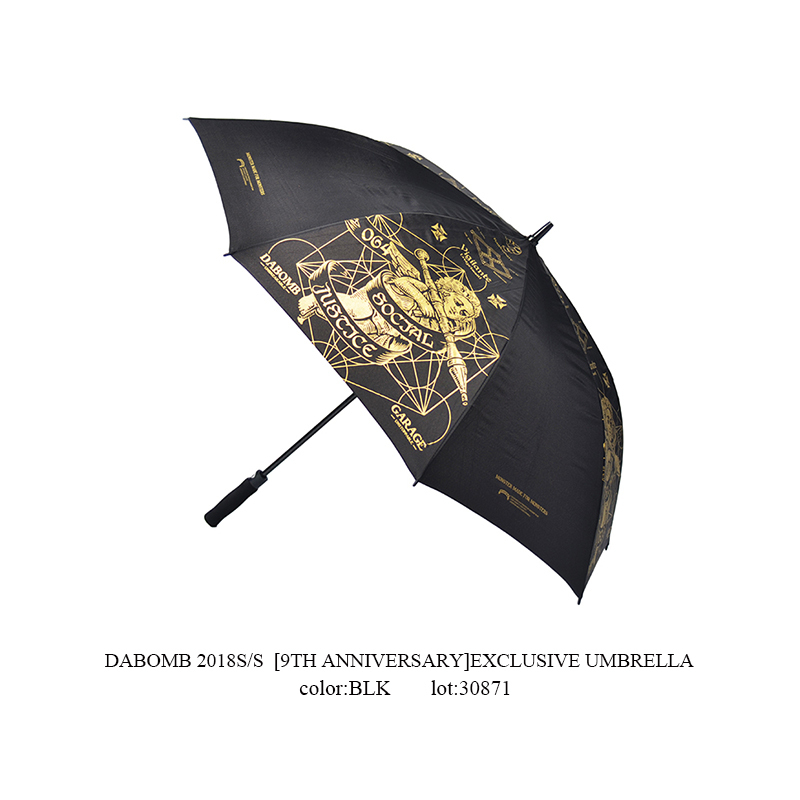 DABOMB[9TH ANNIVERSARY]EXCLUSIVE UMBRELLA 9周年限定雨伞