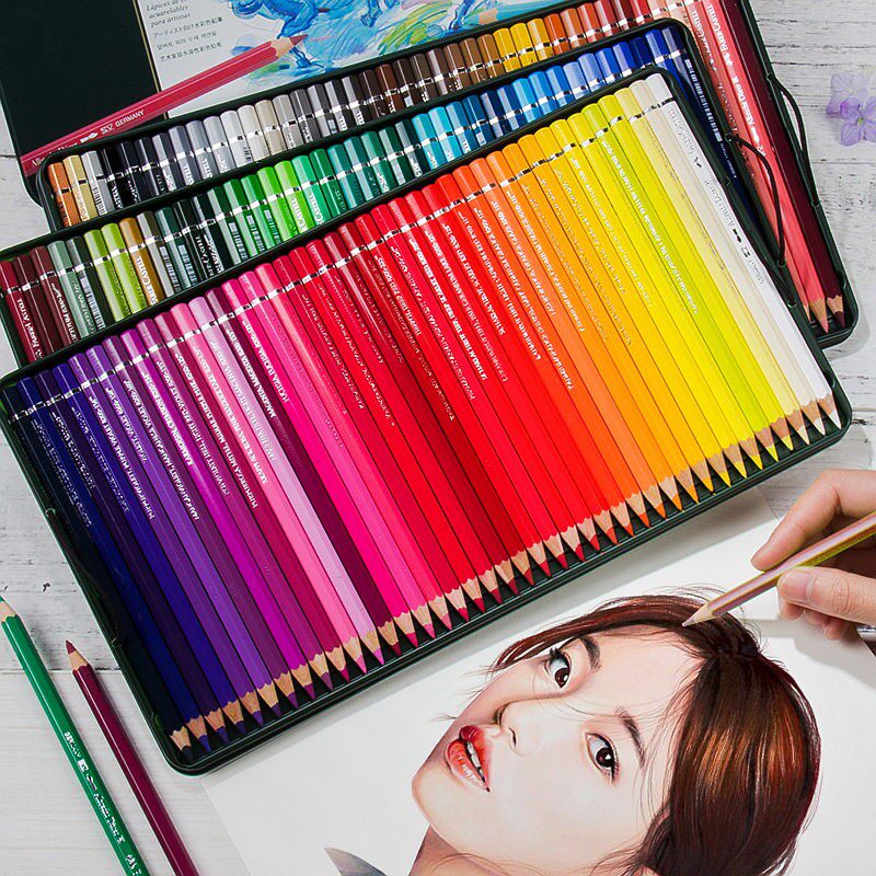 代购德国辉柏嘉72色水溶性彩色铅笔12色油性彩铅学生美术专业手绘