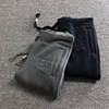 Autumn and winter pure cotton Plush Embroidery Casual pants man Beam port Guochao Self cultivation af sweatpants run motion trousers Autumn and winter pure cotton Plush Embroidery Casual pants man Beam port Guochao Self cultivation af sweatpants run motion trousers