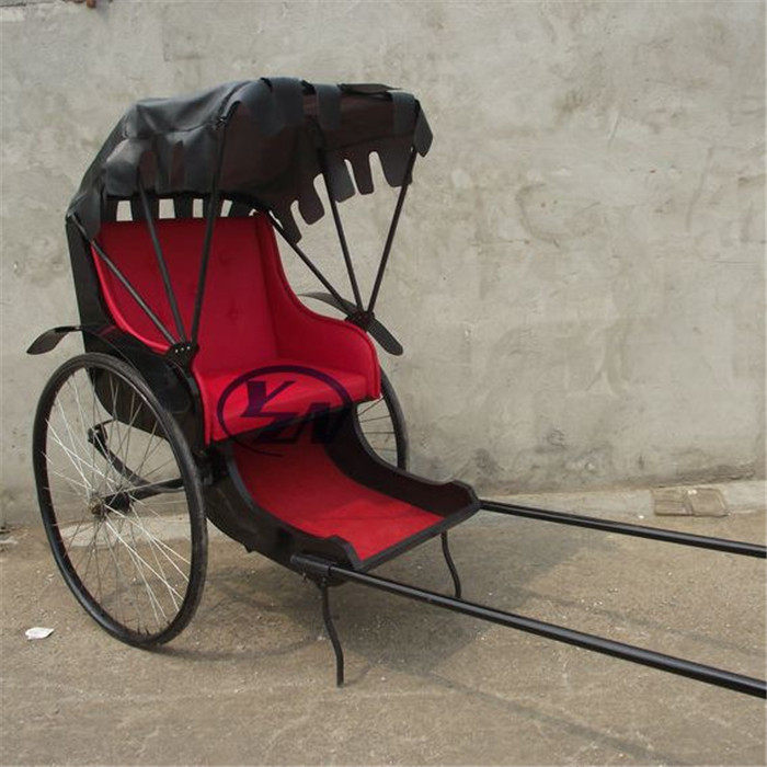 灰姑娘马车的优惠券大全—手拉仿古复古式人力黄包车民国载客老上海