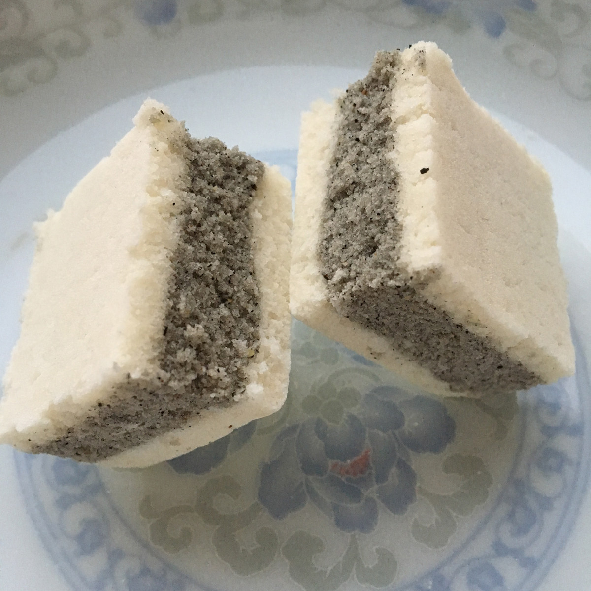 热销方糕 糯米糕_方糕糯米糕黑芝麻夹心糕点4袋2斤装广西柳城特产软糯