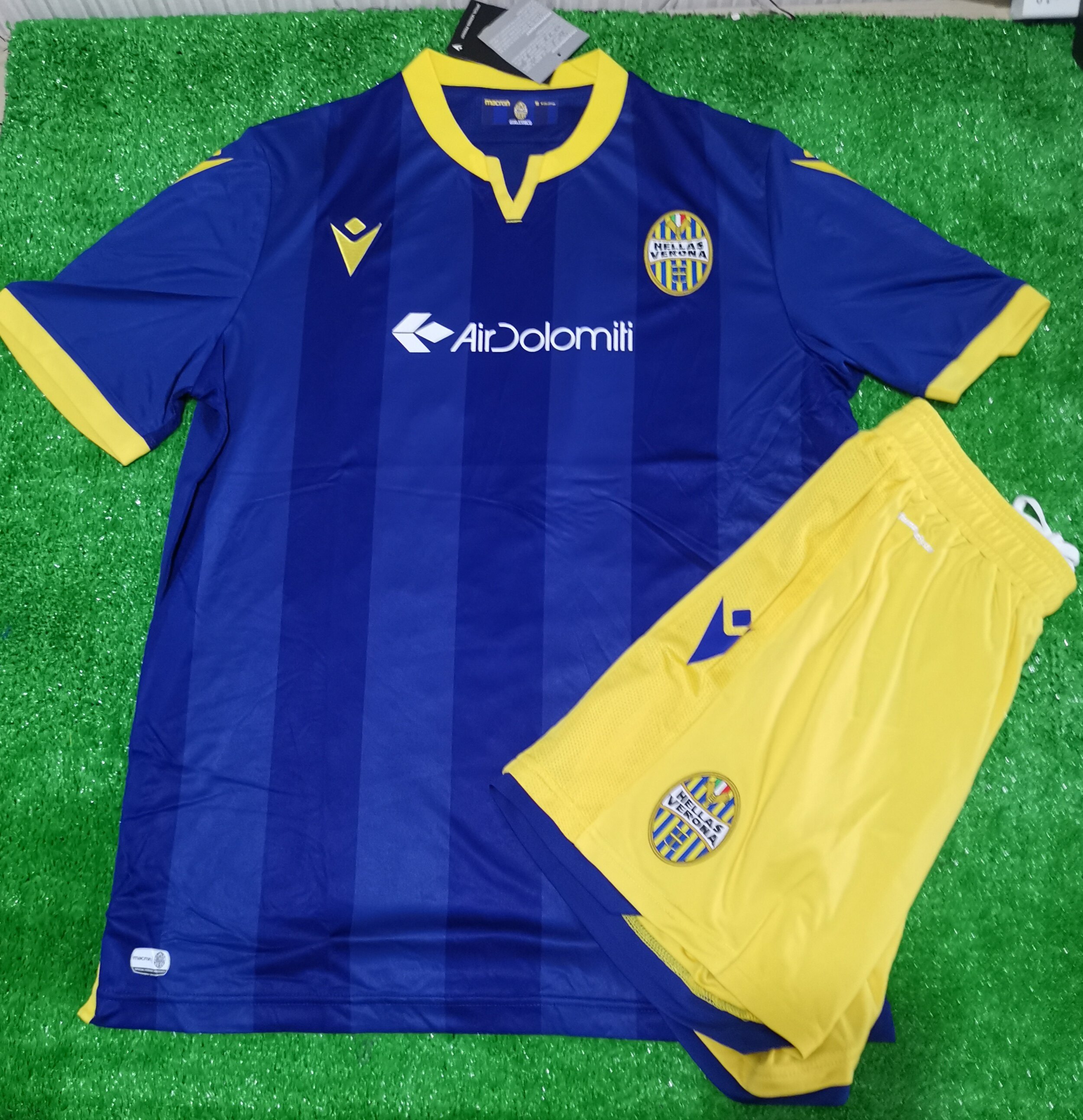 macron 维罗纳 足球短袖球衣短裤 冷门白菜球衣