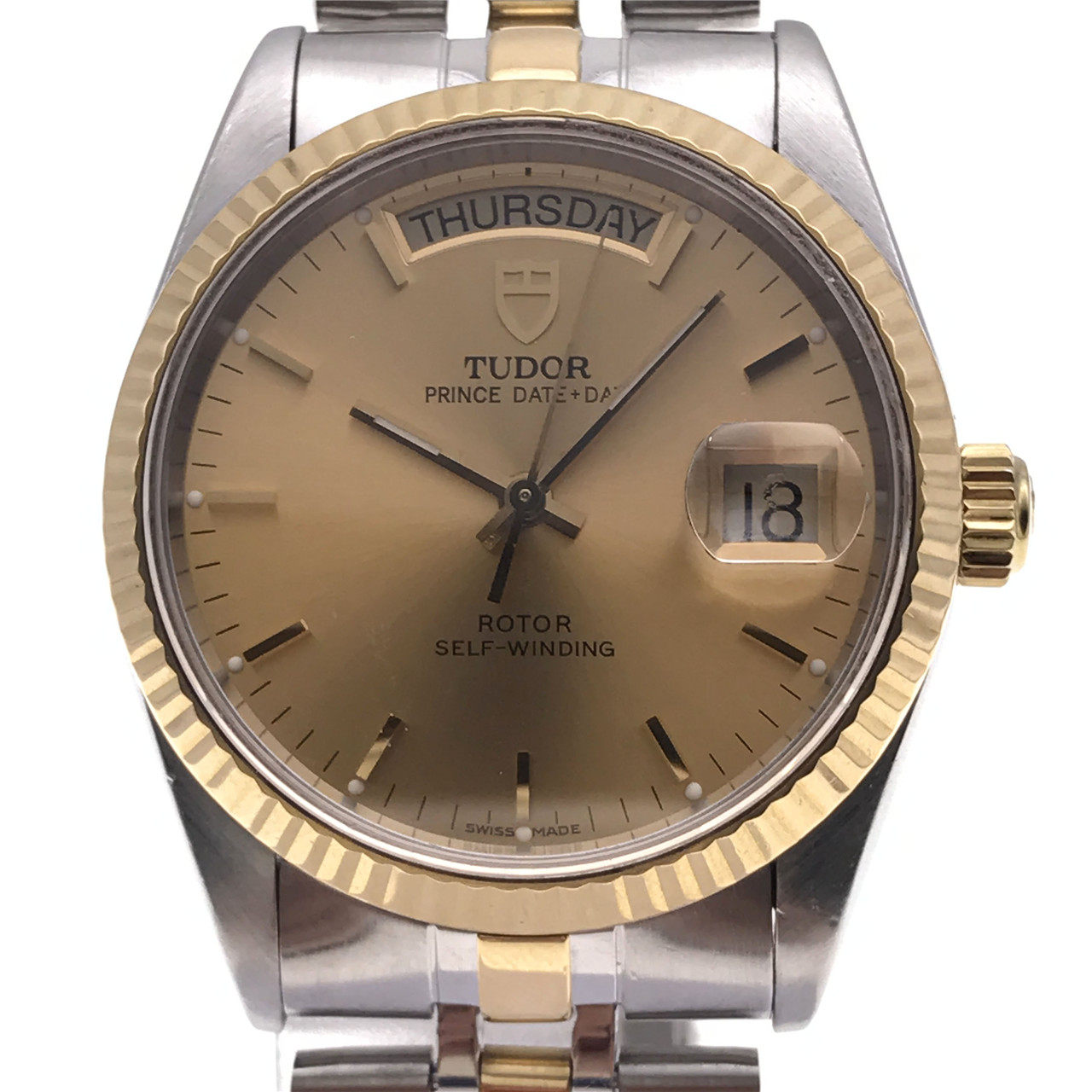 [无保留价][9.0新]帝舵18k金自动机械男表 76213-62483a