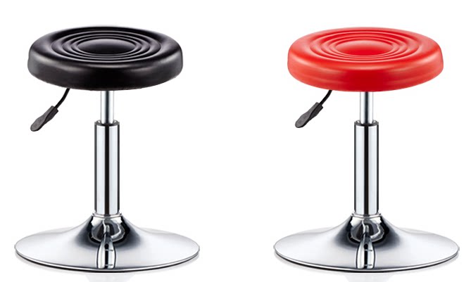 理发店美容美甲工作凳酒吧椅子家用搁脚灵活移动升动旋转小椅子