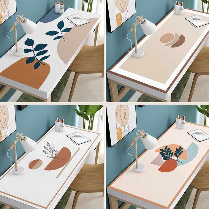 皮革书桌垫写字台桌布高级感北欧轻奢茶几垫子办公桌面垫防水ins