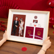 结婚证相框摆台创意登记照照片领证拍照道具收纳摆件放证件照证书
