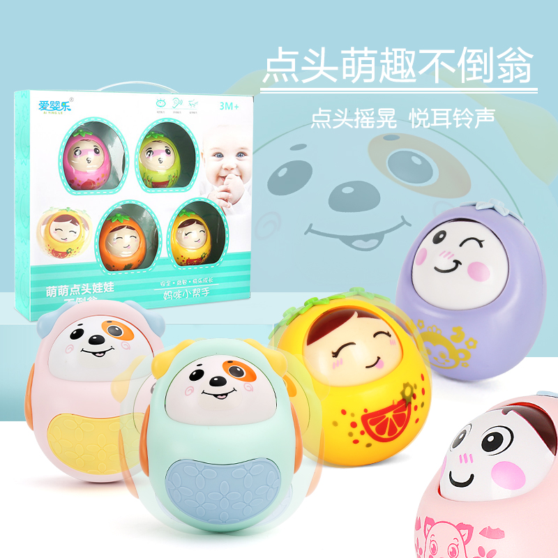 不倒翁玩具婴儿3-6-9-12个月宝宝益智儿童小孩0-1岁大号不到翁8-7在类目 玩具/童车/益智/积木/模型, 幼儿响铃/布玩/安抚玩具, 不倒翁中 - 来自Buy2taobao.com提供专业的淘宝代购服务