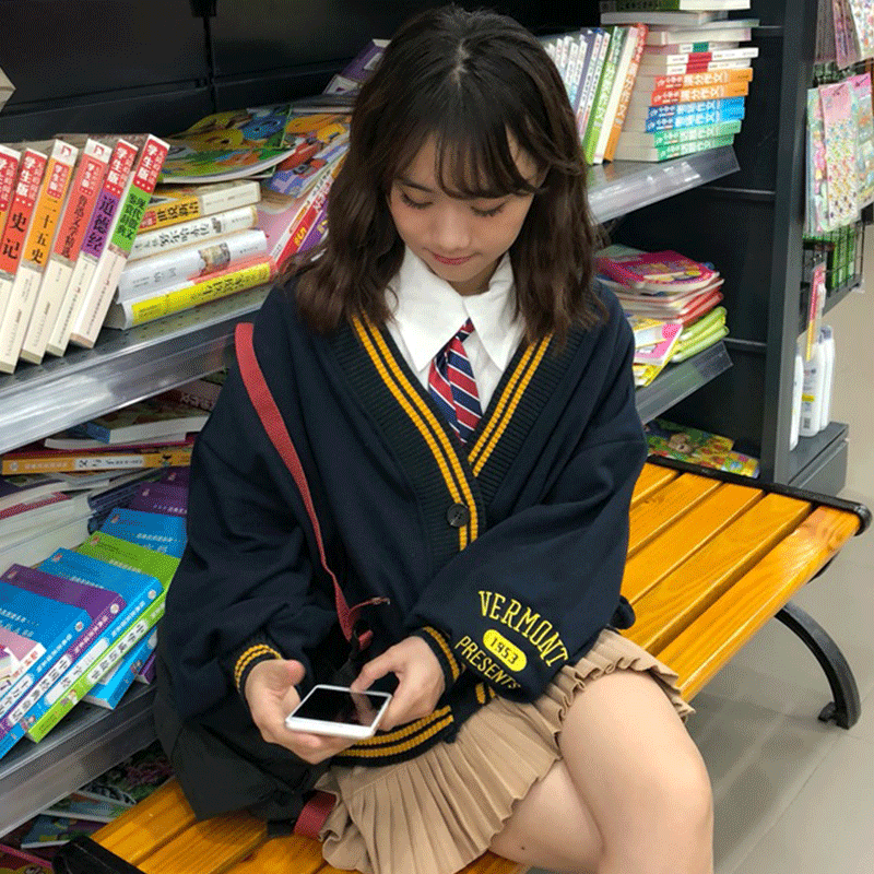 Sweater women cec Plush thickening new pattern College wind Cardigan coat Winter clothes ulzzang solar system Soft sister clothesin the Women's clothing/Boutique , Jacket category - from Buy2taobao.com to provide professional Taobao agent buy service