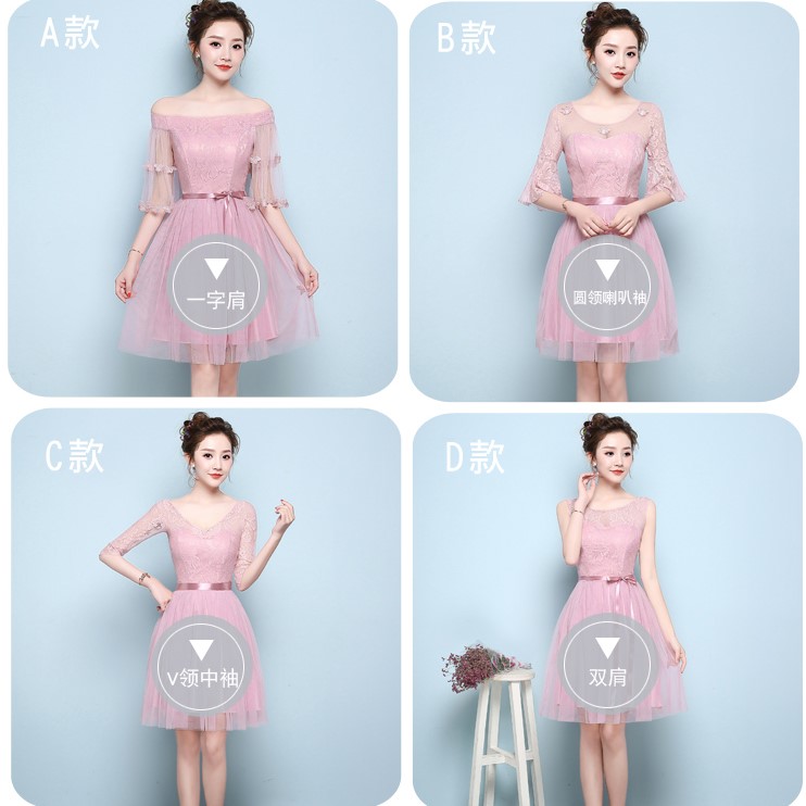 Bridesmaid Sister skirt Little have cash less than that is registered in the accounts Evening dress Sleeve Engagement full dress have cash less than that is registered in the accounts Pink Host Eveningin the Women's clothing/Boutique , Wedding/Cheongsam/Formal dress , Formal dress/Evening category - from Buy2taobao.com to provide professional Taobao agent buy service