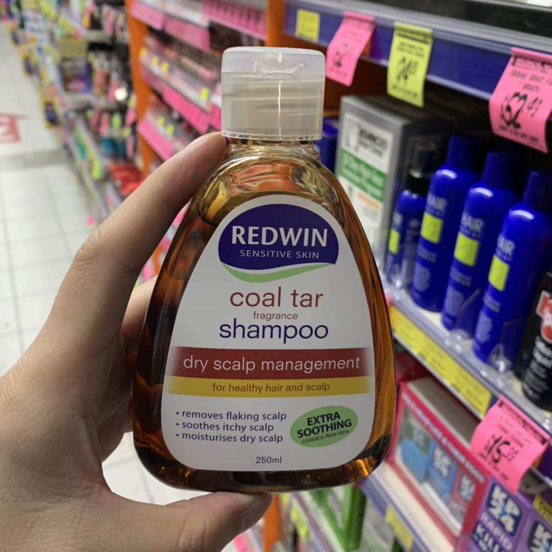 redwin澳洲煤焦油洗发水深层清洁去头屑滋养修护发质250ml