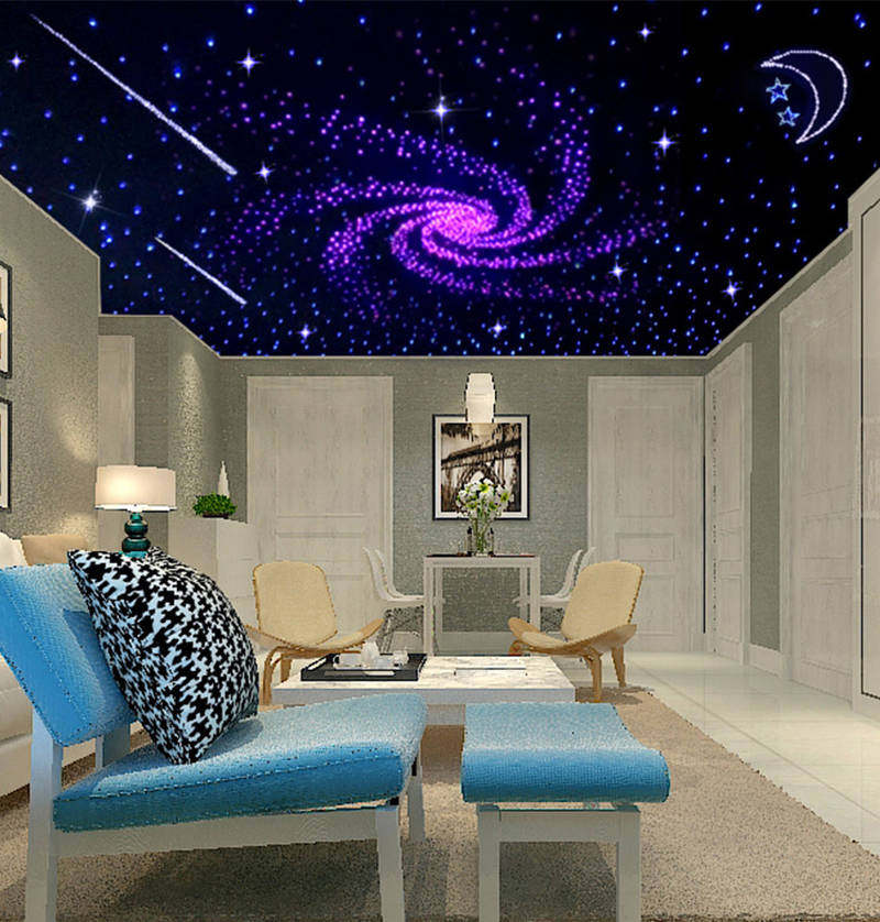 天花板遮丑神器网红星空顶家庭影院贴纸吊顶房顶遮丑装饰卧室满天