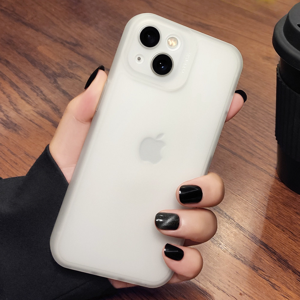 苹果13手机壳iphone12promax镜头全包11防摔xsmax白色xr磨砂壳78p –