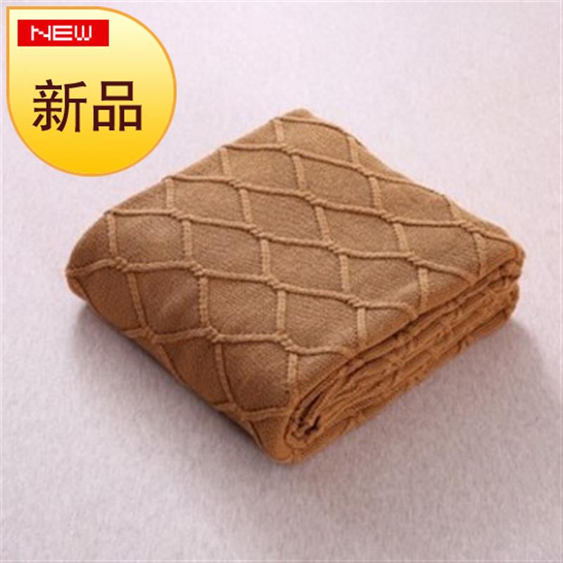 c新品菱形花全棉毯针织毛线毯办公室午睡毯毛毯盖毯沙发毯休闲毯在类目 床上用品, 休闲毯/毛毯/绒毯中 - 来自Buy2taobao.com提供专业的淘宝代购服务