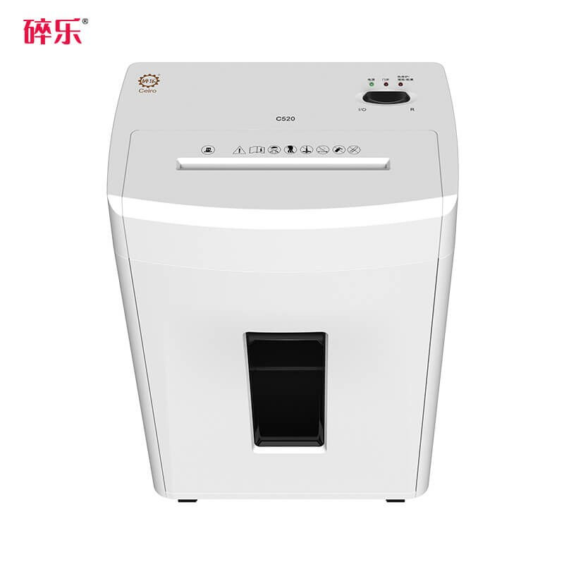 碎乐（Ceiro）C520碎纸机办公家用小型粉碎机单次入纸达12-18张运