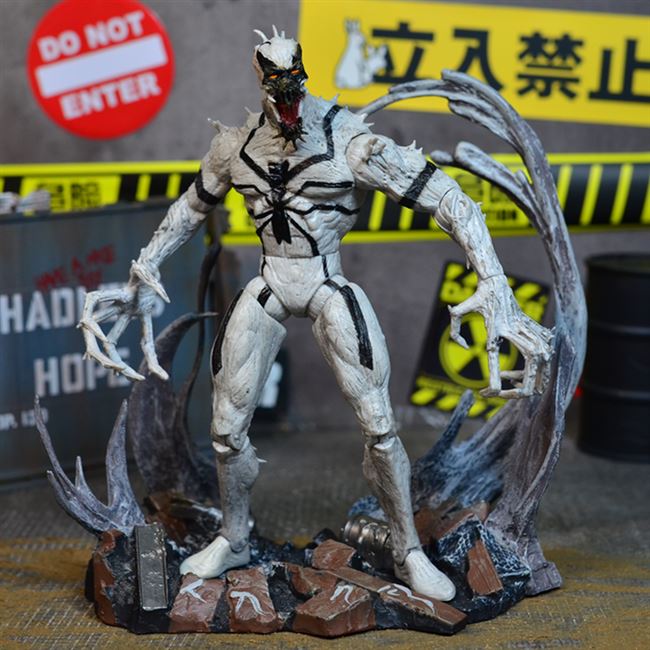marvel select dst蜘蛛侠反派 反毒液血清毒药 7寸可动手办
