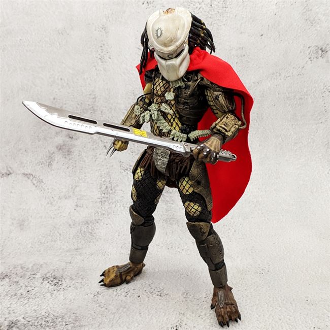 铁血战士手办模型丛林猎人独狼刀疤异形狗可动人偶电影摆件 neca