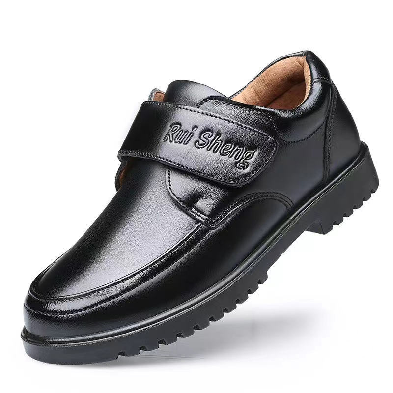 男童黑皮鞋学生演出鞋英伦风西装男孩黑色鞋儿童礼仪鞋软底真皮鞋