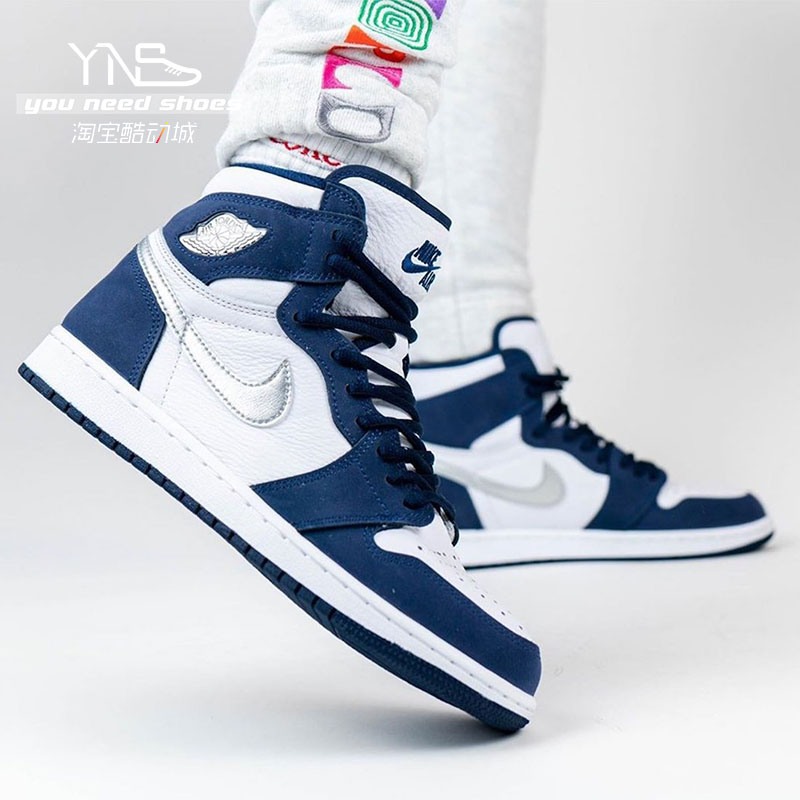 油腻叔 air jordan 1 og aj1 海军蓝 日本东京限定 dc1788-100