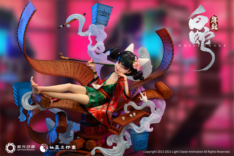 【悟极模玩】仙豆 追光动画 白蛇 缘起 宝青坊主正版限量手办雕像