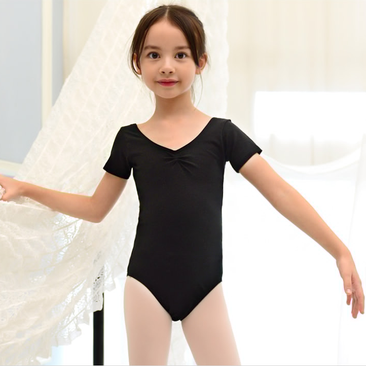 韩国进口儿童芭蕾民族舞蹈练功形体服女孩跳舞考级专业舒适打底服