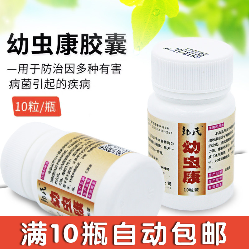 幼虫康胶囊蜜蜂中蜂囊状幼虫病蜜蜂烂子病蜂药满10瓶包邮
