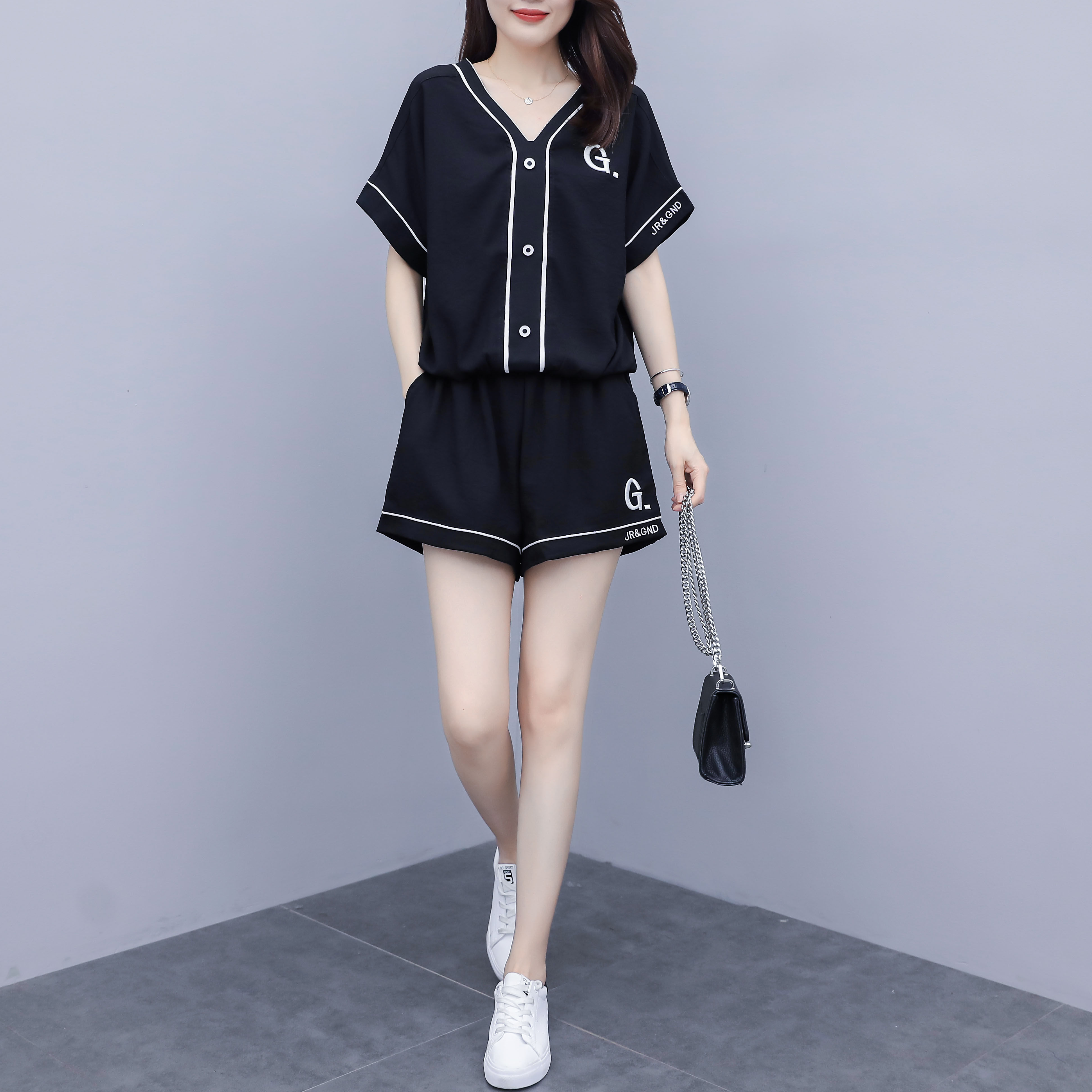 实拍现货2020夏季新款套装-纤木大码女装-广州批发货源-搜款网