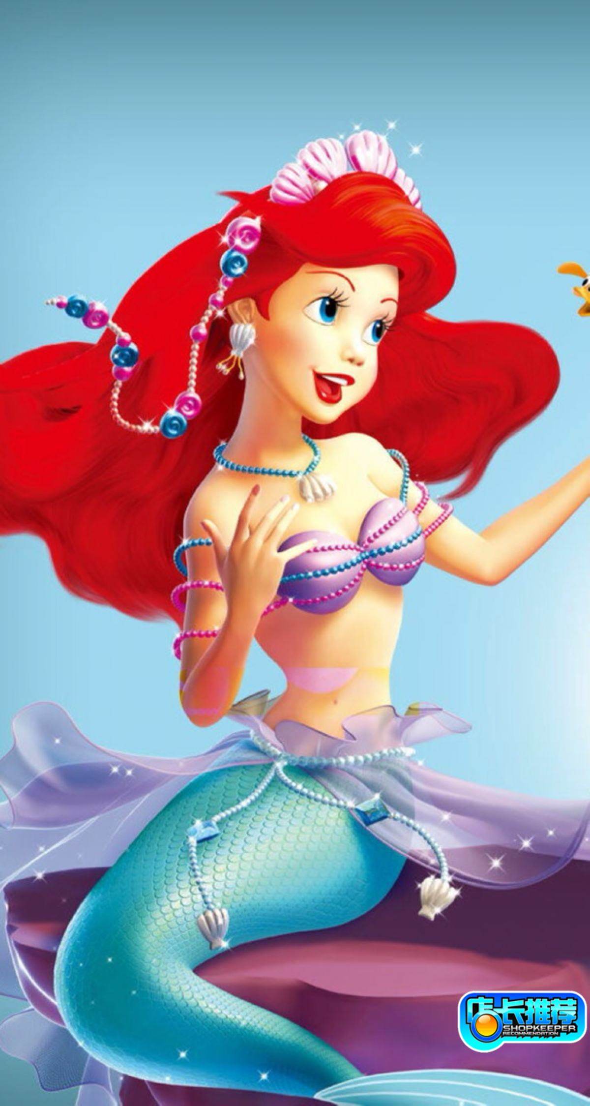 hadamagica新款小美人鱼爱丽ariel公主公主鱼鱼尾礼服儿童礼服