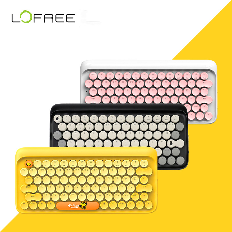 Cartoon keyboard Electronic competition girl student dot Dot Bluetooth Mechanical Keyboard wireless Retro phone Tablet PCin the Computer Hardware/Monitor/Computer Peripherals , Keyboard category - from Buy2taobao.com to provide professional Taobao agent buy service