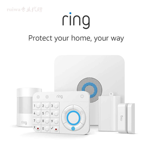 Ring Alarm 中控 人体感应器 门窗感应器 密码锁 智能家居套装.