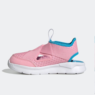adidas三叶草男女小童夏季SANDAL C软底一脚蹬舒适沙滩凉鞋GX0867